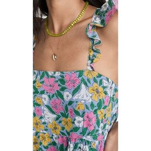 Banjanan Penelope Cotton Maxi Dress in Melodic Floral Vista